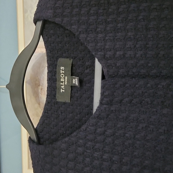 Talbots Knit Jacket  Size 14 Petite Contemporary Career Formal Sophisticated - Picture 3 of 16